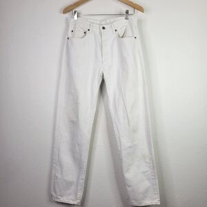 Vintage levis white denim 501-0651 made in USA
